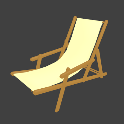 椅子の3Dモデル